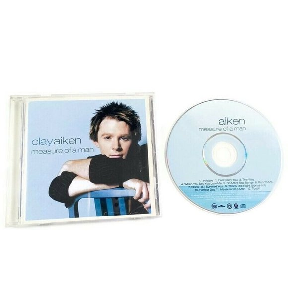 Clay Aiken CD Measure Of A Man -Throwbacks **MINOR WEAR - Picture 1 of 14